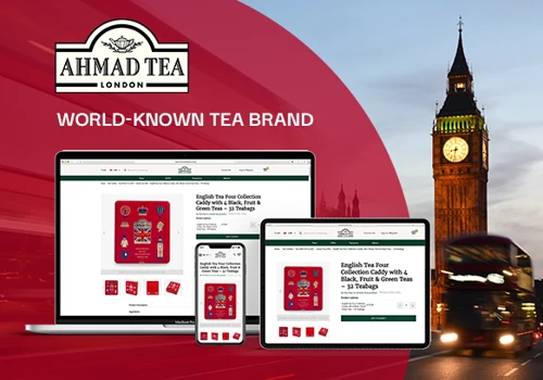Ahmad Tea: Redesigning the Magento Store for the Global Tea Brand to Enhance a Customer Journey