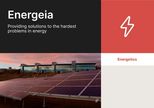 Energeia — Data Solution for Solar Company