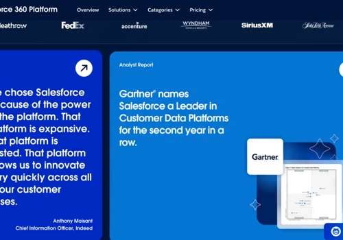 Salesforce 3D Platform Design by Noomo Agency