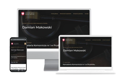 Website – Bailiff’s Office in Prudnik