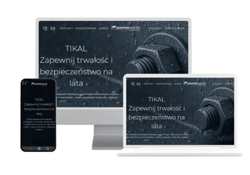 Marineworks TIKAL Products Landing Page