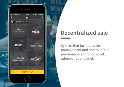 Decentralized sale
