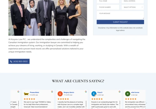 WordPress Lawyer Website Design