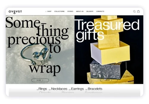 Avgvst: Web Development & Design for E-commerce