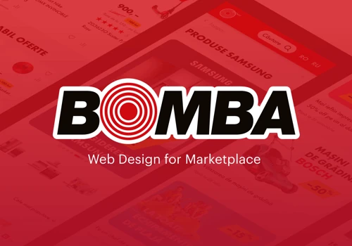 Bomba: Web Design for Marketplace