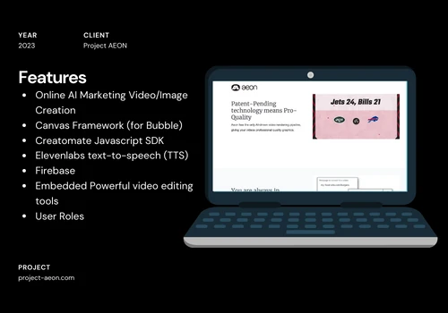 Project Aeon - Web Based AI Video Creation