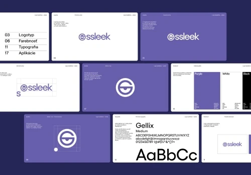 Digital product design and brand design for ssleek