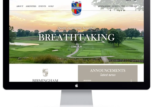 Custom Software Dev for Country Club