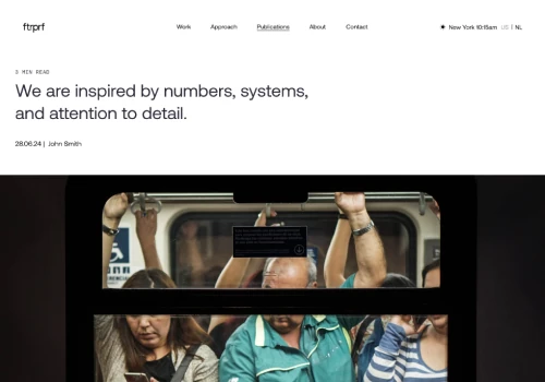 Modern and professional web for ftrprf