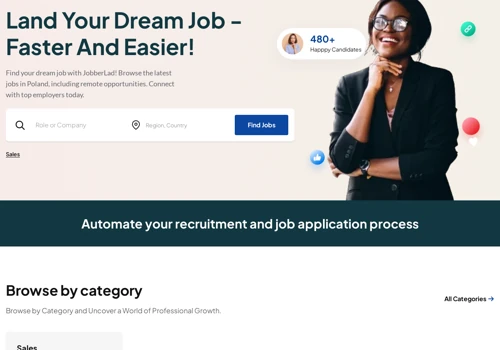 Job board and CV builder