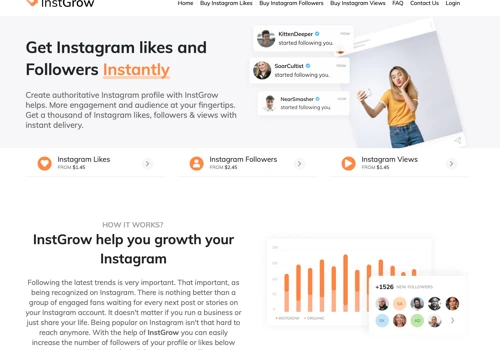 InstGrow.com - help you growth your Instagram