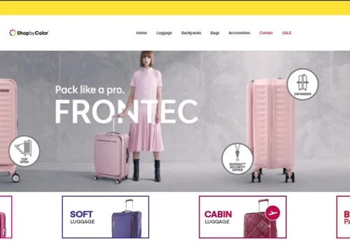 Creating American Tourister's online store