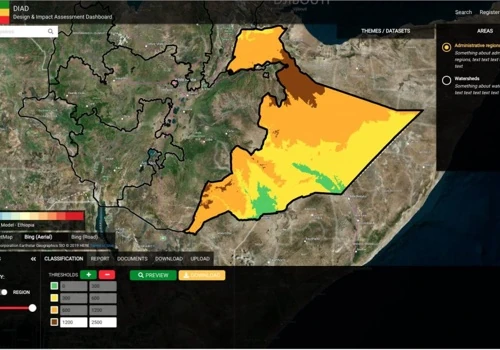 Design & Impact Assessment Dashboard for Ethiopia