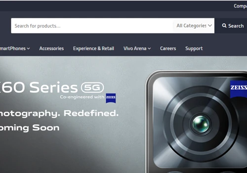 Single vendor ecommerce website for smartphones
