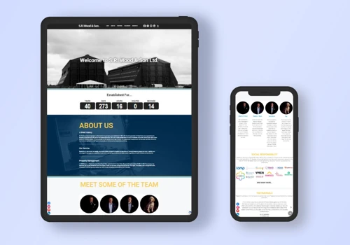 SR Wood Move Into Their New Website!