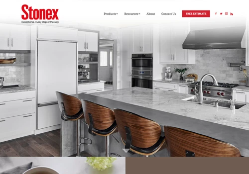 Stonex Website Design