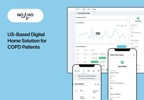 Digital home-based program for COPD patients