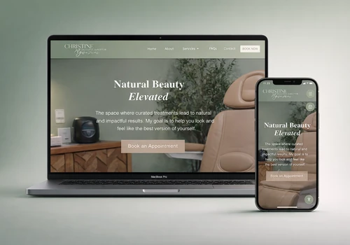 Aesthetics Brand Website & SEO