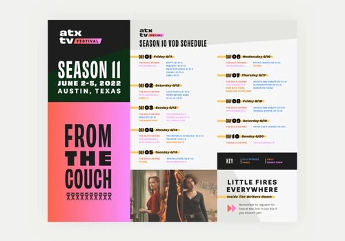 Visual Identity for ATX TV and ATX TV Festival