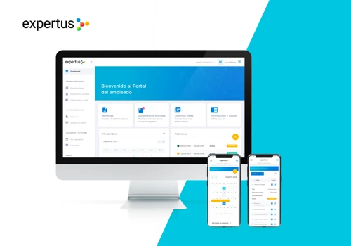EXPERTUS EMPLOYEE PORTAL - Product design and prototyping
