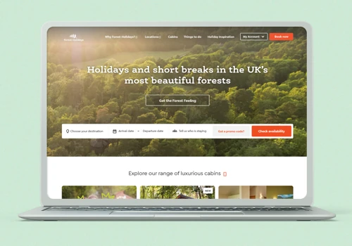 Forest Holidays: UX, UI & Dev Team Augmentation