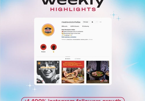+1,400% Instagram followers growth
