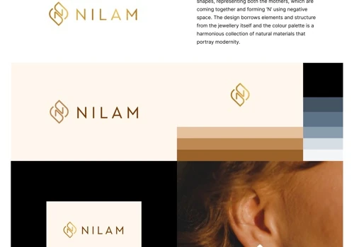 NILAM Jewellery Brand Identity