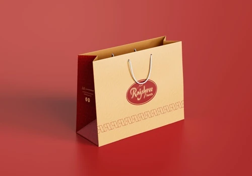 Carry Bag design for Rajshree Sweets