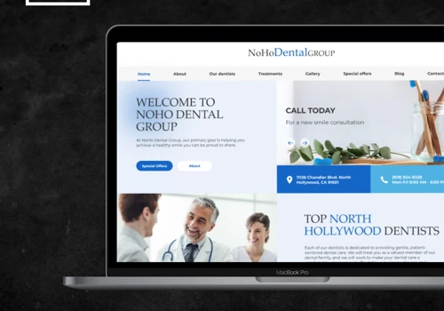 Noho Dental Group Website Redesign