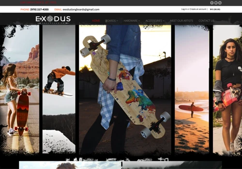 a Shopify site