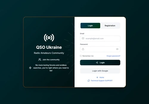 Radio Amateur Community Platform — 16+ Built-in To