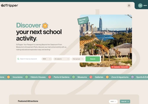 EdTripper - Web App Design & Development