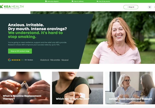 Kea Health - Headless Ecomm. Design & Development
