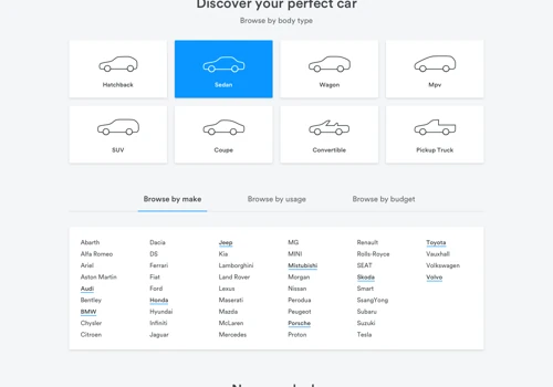Carlist Landing Page UI/UX Design