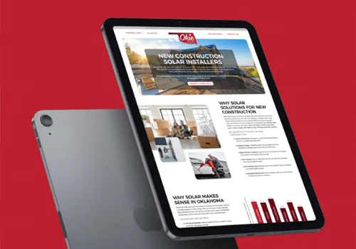 Okie Solar Website Redesign
