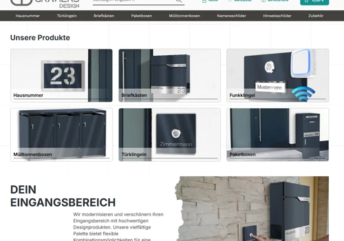 Create customizable housenumbers, mailboxes, etc.