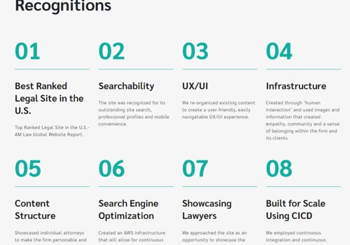 MWE - Legal Website - UX/UI Design