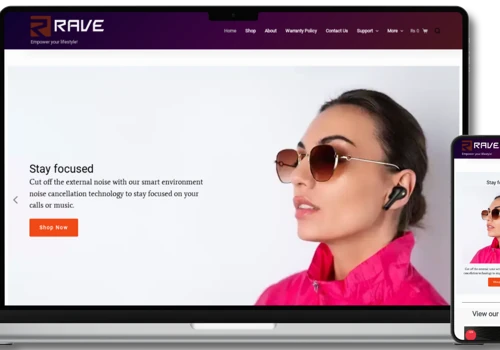 Website + e-Commerce Store