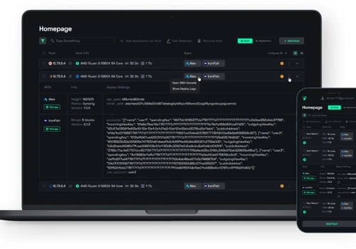 SaaS for blockchain apps management