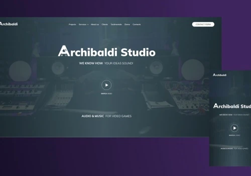 Archibaldi — Website Development