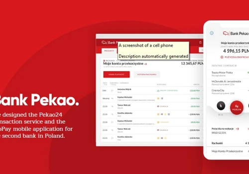 A transactional website for a leading Polish bank