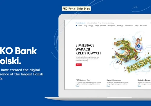 Redesigning the main website of key Polish bank