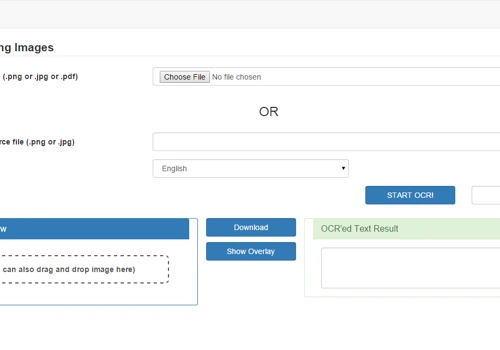Optical Character Recognition - ASP.net MVC 5 Based Website