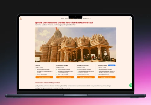 Ayodhyatra Live, an Indian based religious tours