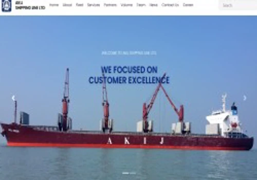 Akij Shipping Lines took UX/UI design Services
