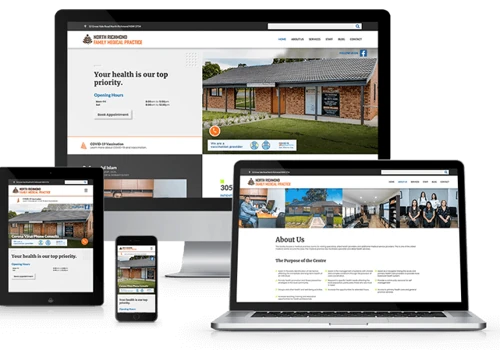 North Richmond Family Medical Practice Re Branding Web design project