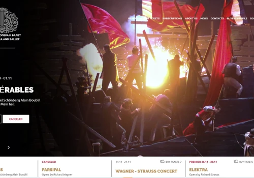 Sofia Opera and Ballet (Website dev with CMS)