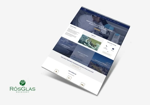 Luxury Addiction treatment centre's website