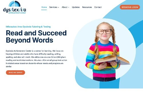 Dyslexia Achievement Center Website