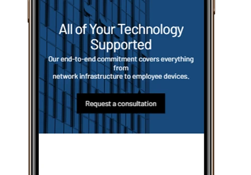 Managed IT Services Website Design